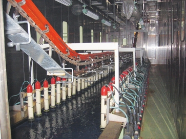 齐齐哈尔连续式电泳槽和阳板管系统