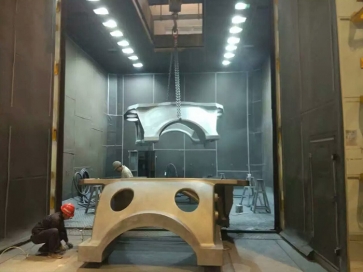 昌邑工程机械部件喷漆线