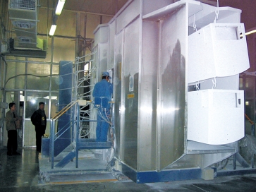 新泰冰箱冰柜空调外壳喷涂线