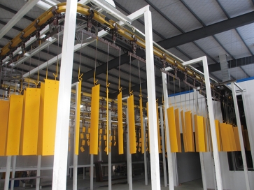 沙河五金件壳体喷粉线