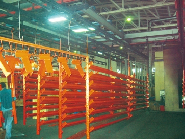 昌邑货架部件横向积放链系统