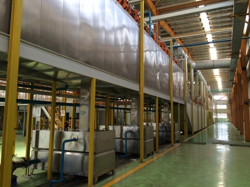 新泰悬挂连续式前处理线