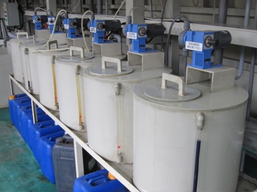 沙河前处理工序自动加药系统