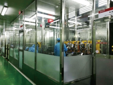 新泰机器人喷漆房及集中供漆换色系统