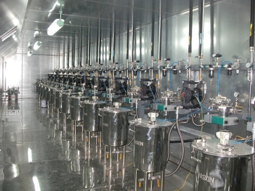 昌邑固瑞克、瓦格纳集中供漆换色系统