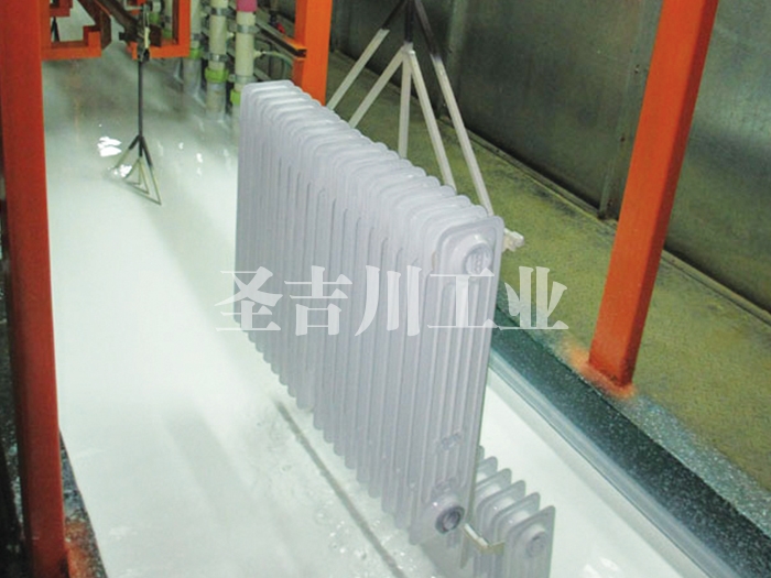 Electrophoresis tank of oil tank electrophoresis coating line