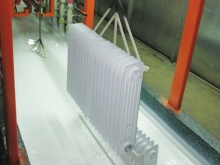 Electrophoresis tank of oil tank electrophoresis coating line