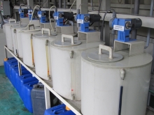 Pre-treatment process automatic dosing system