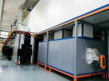 Baking furnace ternary heating system