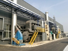 Activated carbon adsorption + CO catalytic combustion exhaust gas treatment system