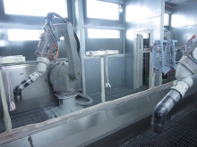 Robot automatic spraying system