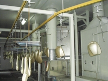 Motorcycle, electric vehicle shell painting line