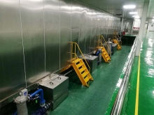 Pre-treatment clean operation channel