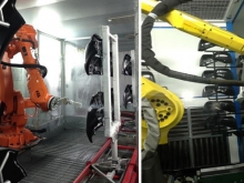 Pre-treatment dry ice cleaning system