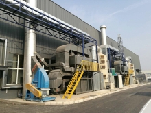 Activated carbon adsorption + CO catalytic combustion exhaust gas treatment system