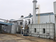 Zeolite runner concentration + RTO waste gas treatment system